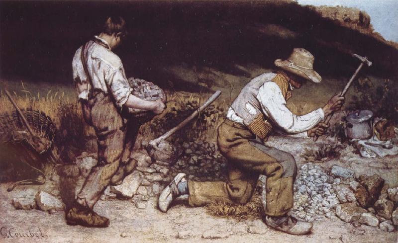 Gustave Courbet The StoneBreakers Sweden oil painting art